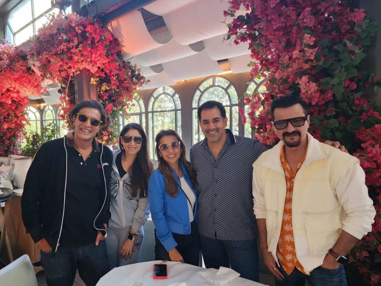 Sanjay Kapoor, who is close friends of Chunky and Bhavana also spent some time with them being touristy in the country
